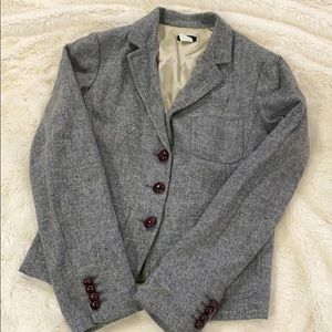 JCrew grey wool blazer